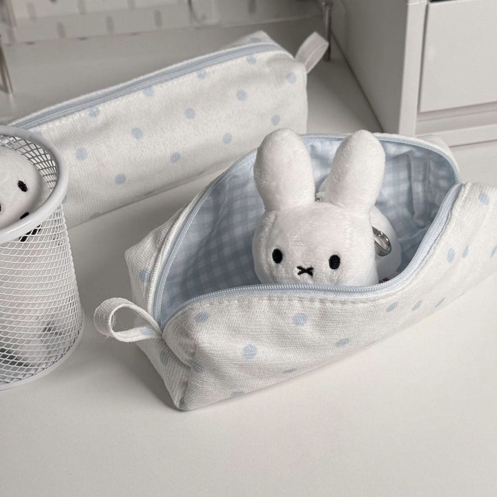 Cute Plush Bunny-Themed Pencil Case
