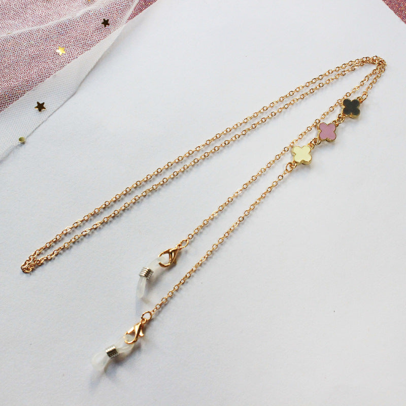 Fashionable glasses holder chain with pearl pendants Kalsten