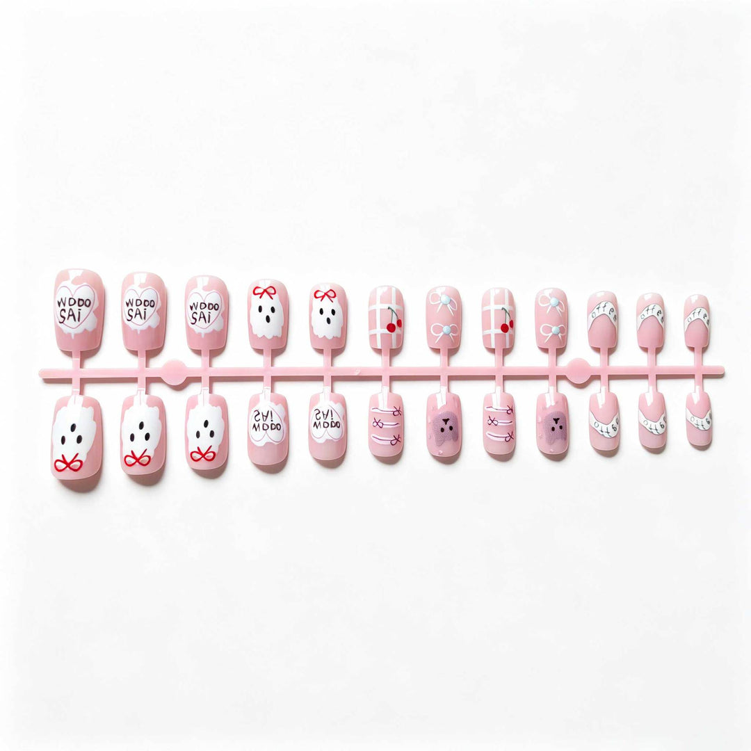 Whimsical Character Nail Art