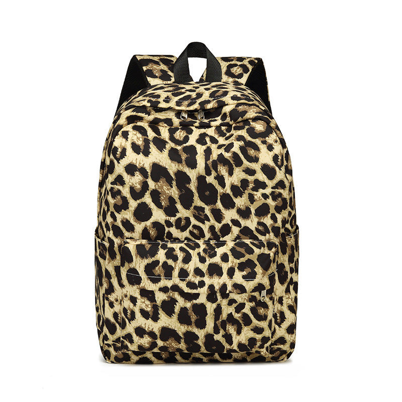 Stylish Cow Print Backpack and Accessory Set Kalsten
