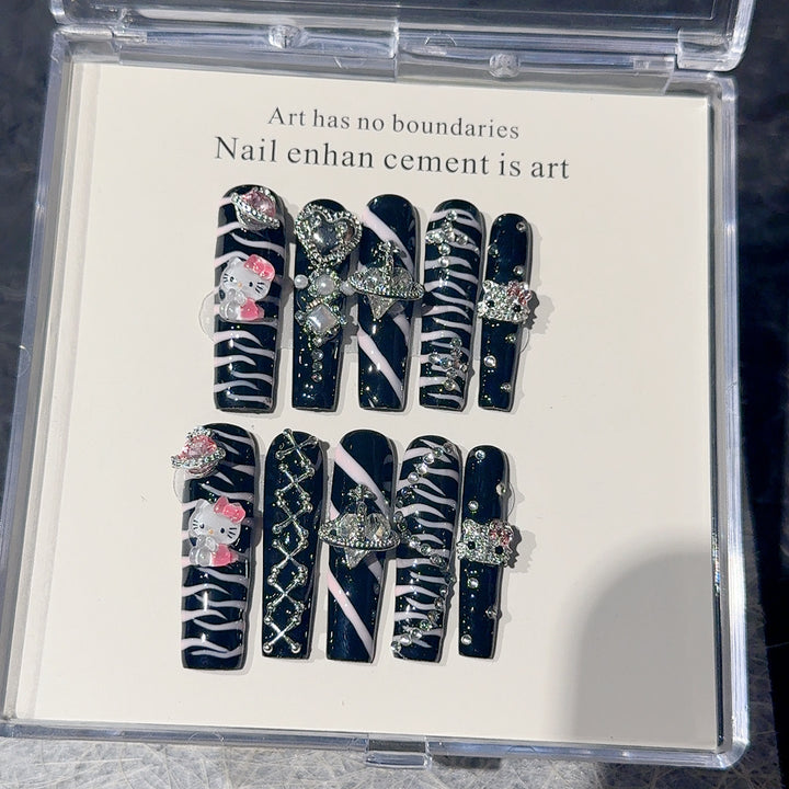 Decorative 3D Press-On Nail Tips