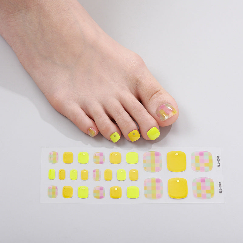 Premium Glittery Toe Nail Wraps