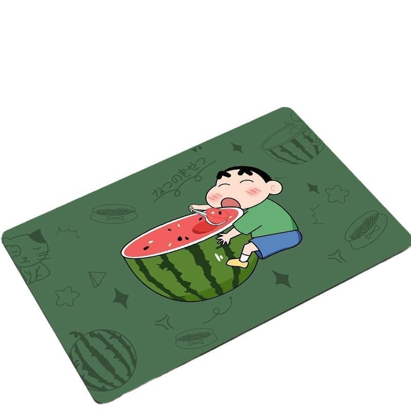 Playful Cartoon Bath Mat Kalsten