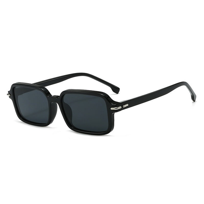 Women's fashionable square sunglasses with stylish plastic frame and blue lenses Kalsten