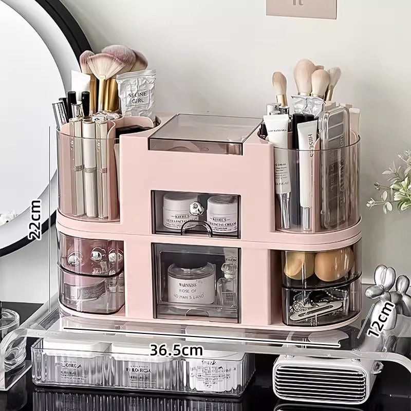 Multi-Compartment Makeup Organizer Kalsten