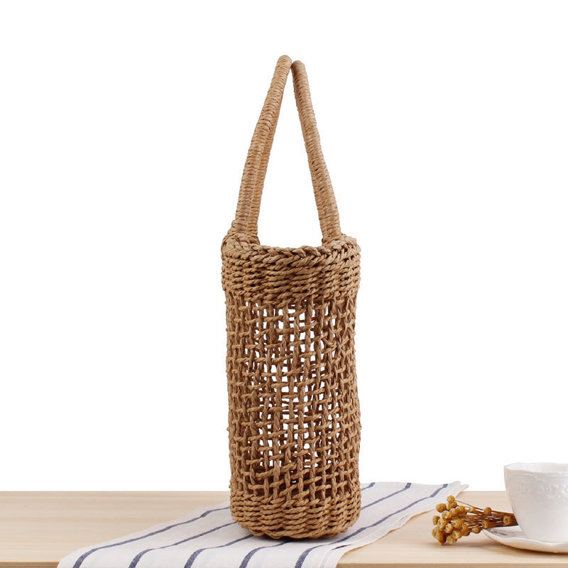 Handmade woven basket bag in Scandinavian style Kalsten