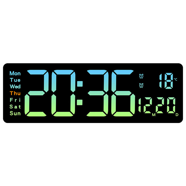 Funk alarm clock with large LED display and temperature display Kalsten