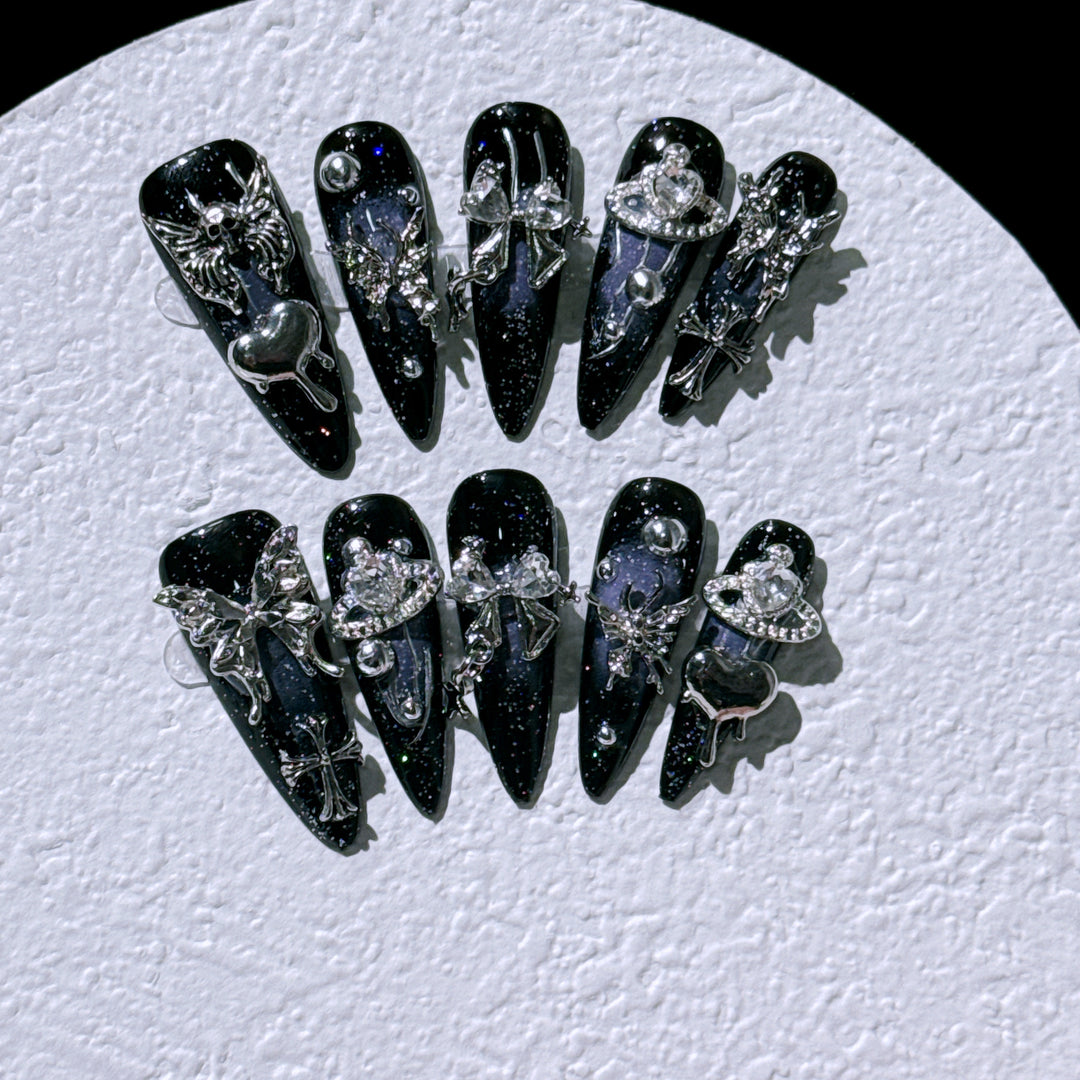 Premium Gothic Decorative Nail Art Set