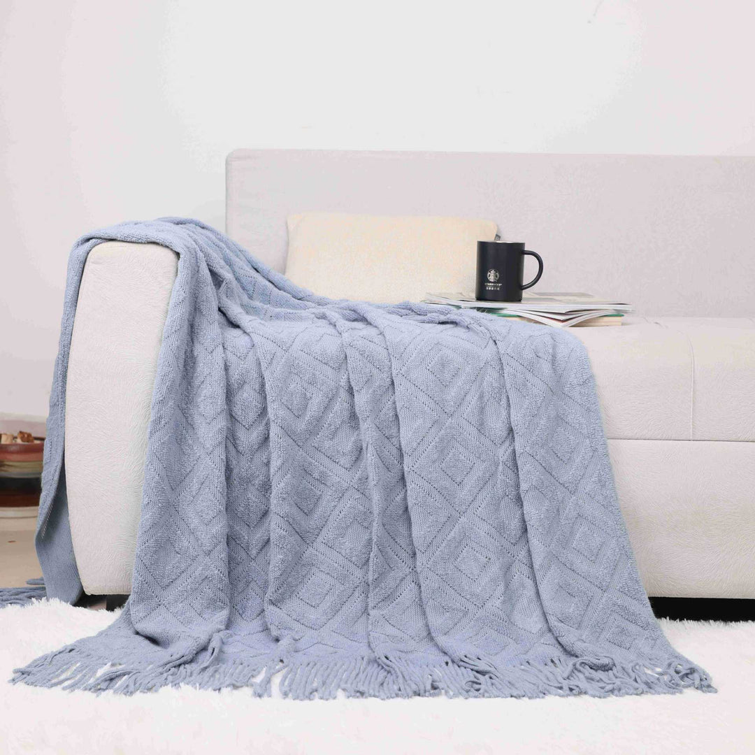 Cozy Knit Throw Blanket Kalsten