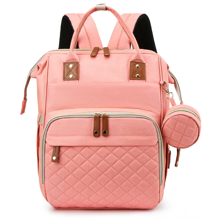 Multi-Functional Quilted Diaper Backpack Kalsten