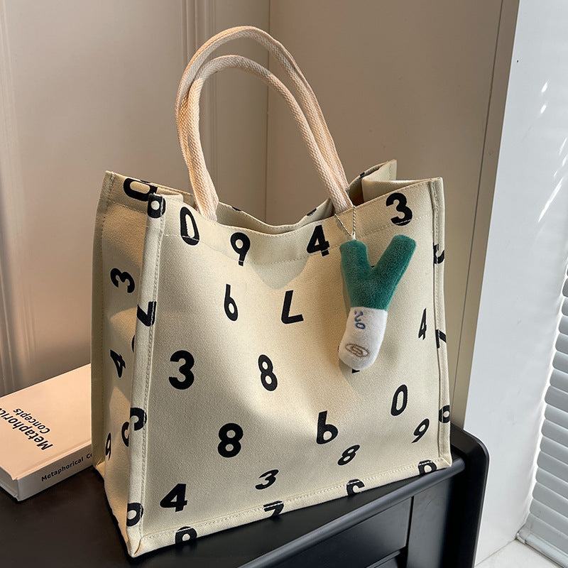 Casual Canvas Shopper Bag