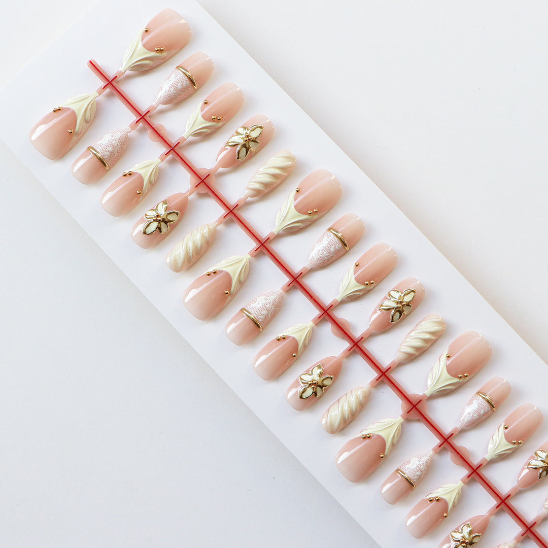 Elegant Floral Nail Art