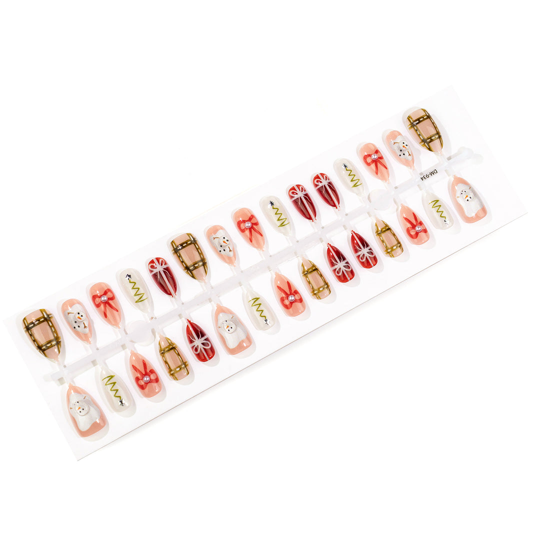 Festive Themed Press-On Nail Art Set Kalsten 1790636457
