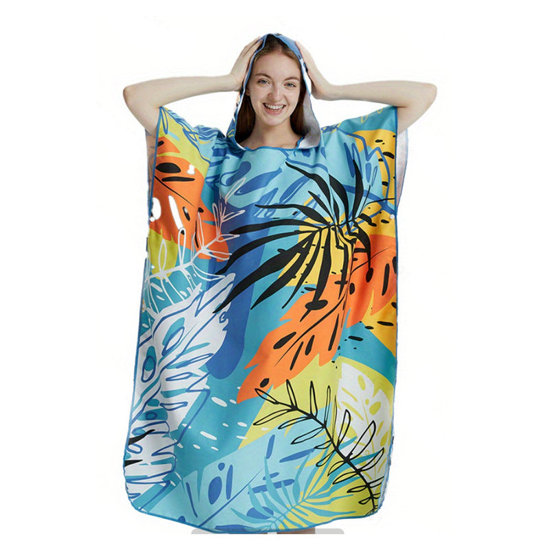 Women colorful bath tunnel with hood Kalsten