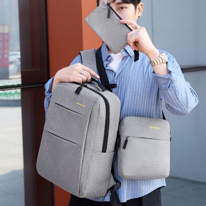 Versatile Three-Piece Travel Backpack Set Kalsten