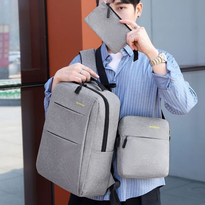 Versatile Three-Piece Travel Backpack Set Kalsten