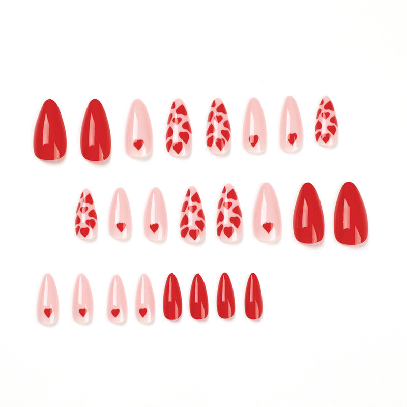 Artful Nail Art with Hearts Kalsten