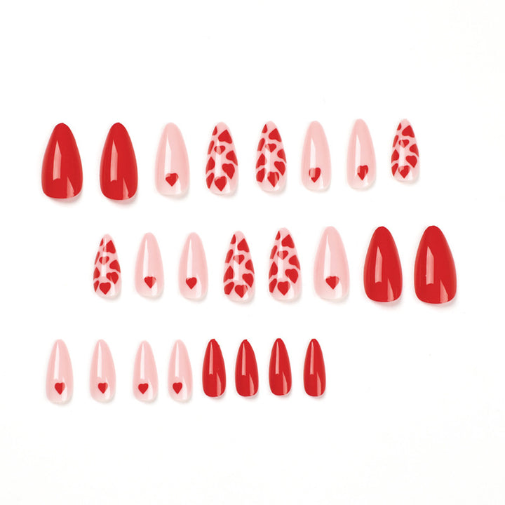 Artful Nail Art with Hearts Kalsten