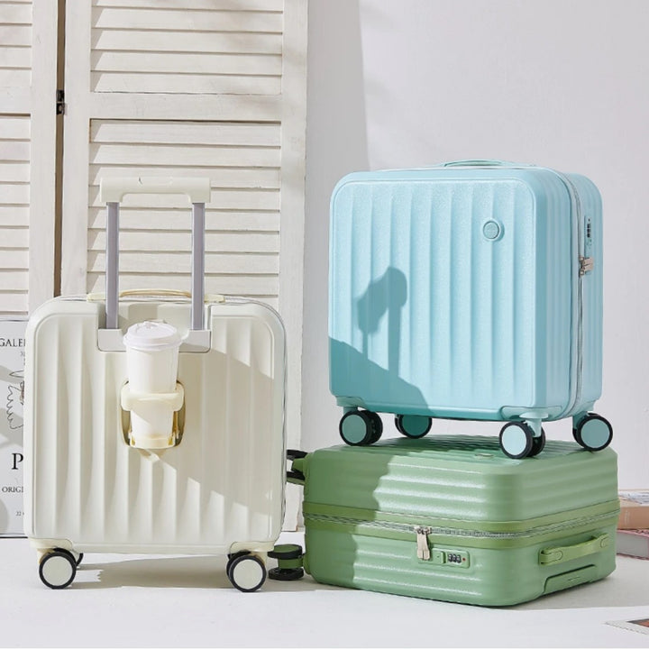 Women's Lightweight Hard-Shell Carry-On Luggage Kalsten