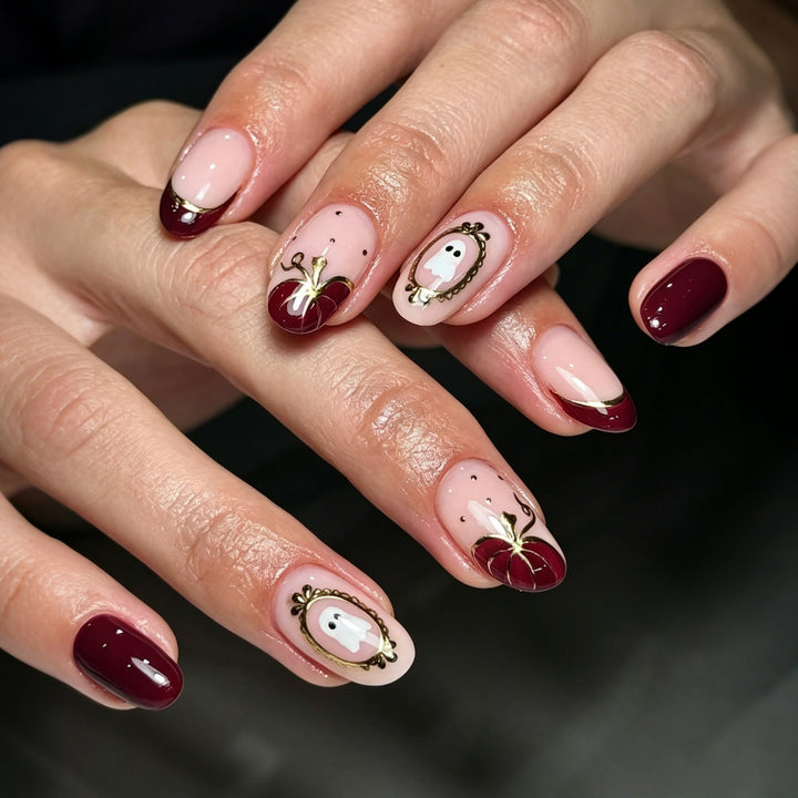 Creative Themed Press-On Nail Art Kalsten
