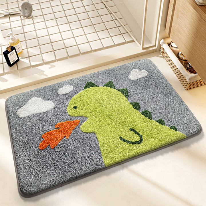 Plush Bunny-Themed Bath Mat Kalsten