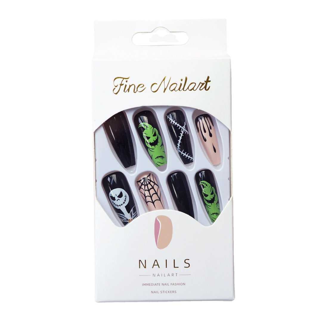 Themed Halloween Press-On Nail Art Set Kalsten