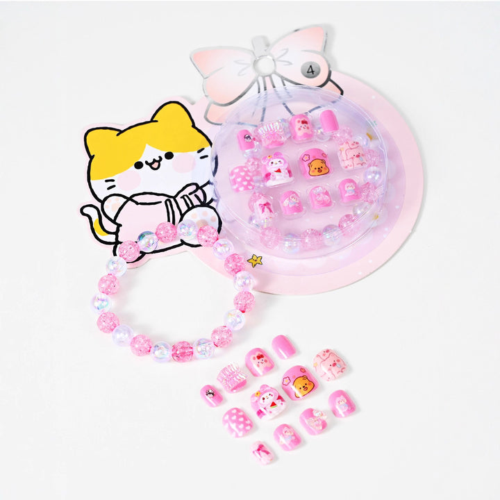 Cute Cartoon-Themed Press-On Nail Set Kalsten