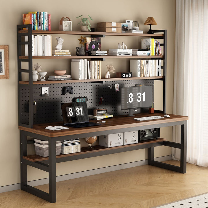Multifunctional workspace with shelf Kalsten