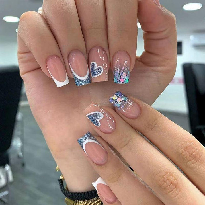 Heart-Design Acrylic Nail Art Set Kalsten