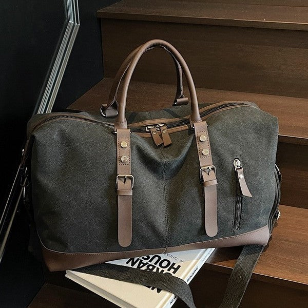 Durable Canvas Weekender Duffel Bag