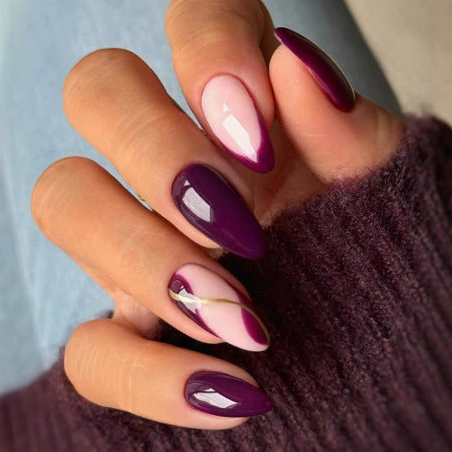 Elegant Gradient Nail Art Finger Design Kalsten