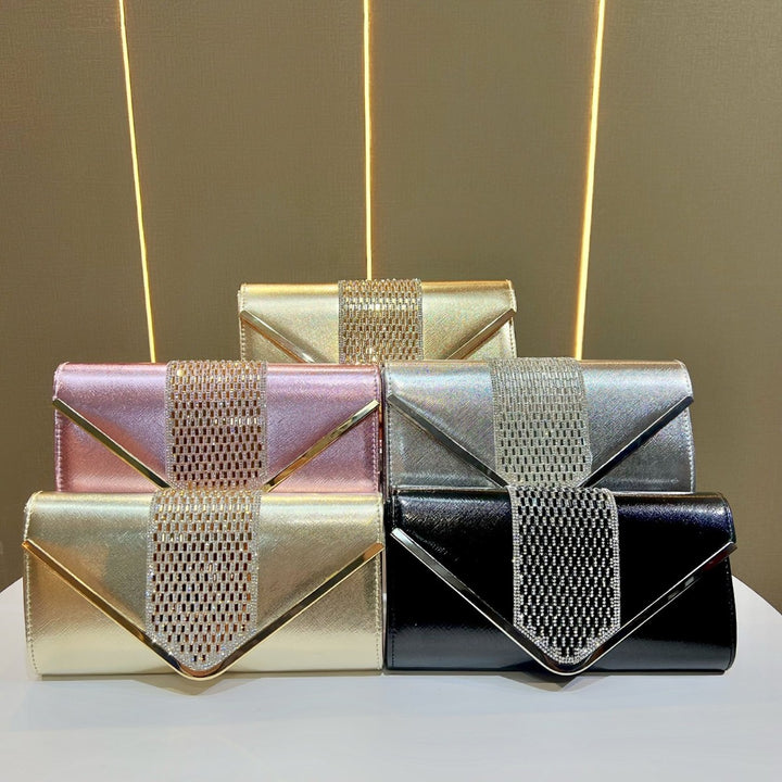 Elegant Metallic Clutch
