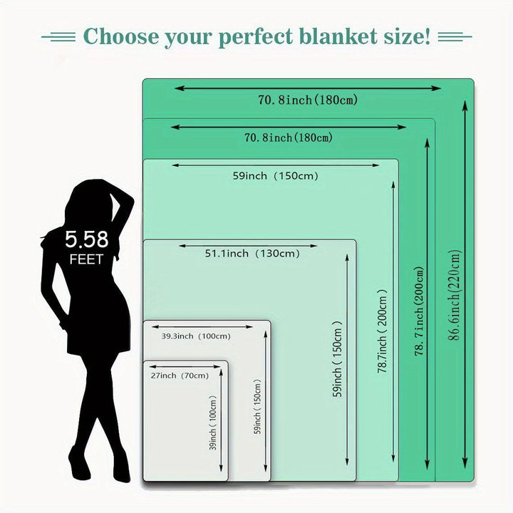 Floral Cat Print Fleece Blanket