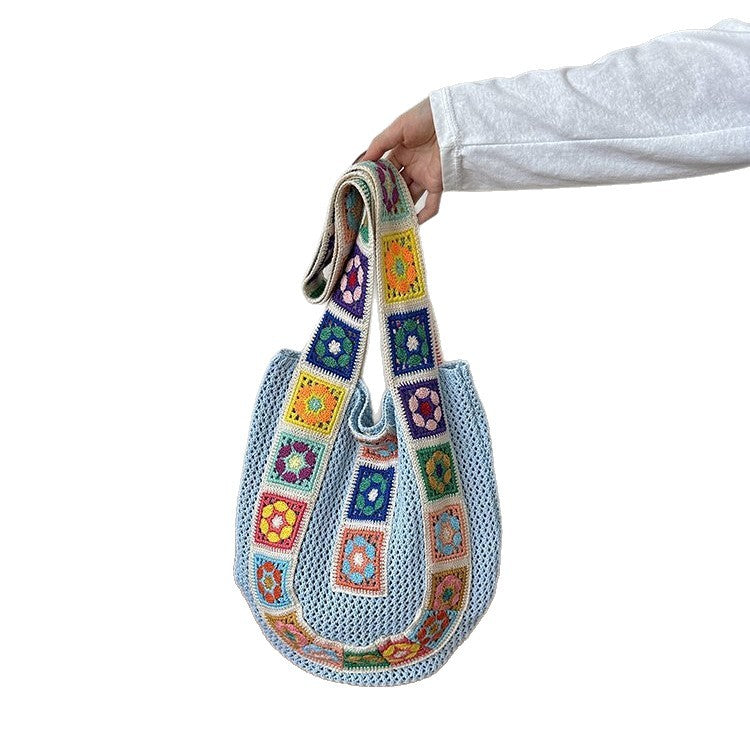 Crochet Patchrk Sling Bag Kalsten