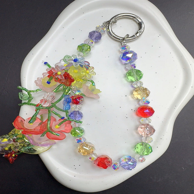 Artistic Floral Charm Keychain Kalsten
