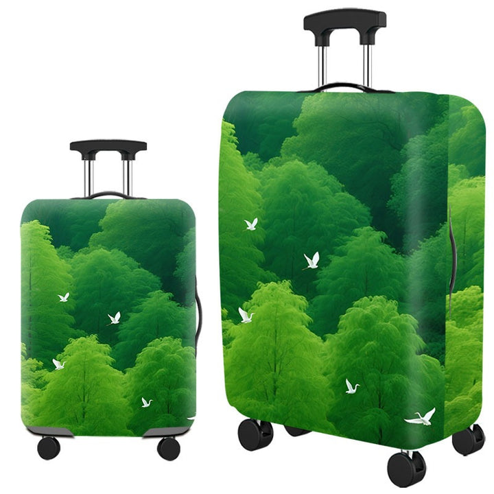 Artistic Cat-Themed Hard Shell Suitcase Kalsten