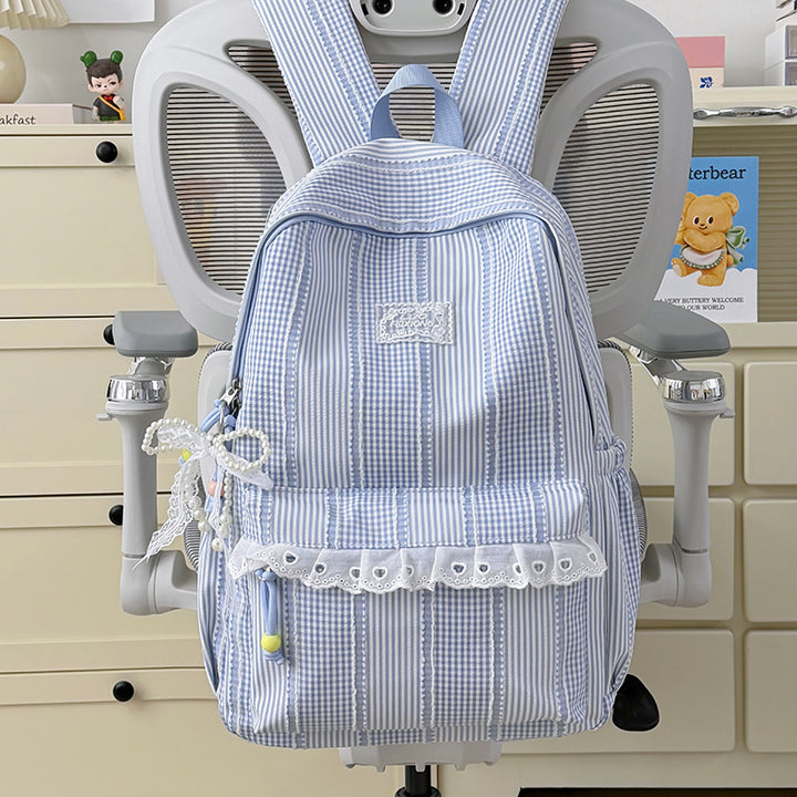 Stylish Striped Design Backpack Kalsten