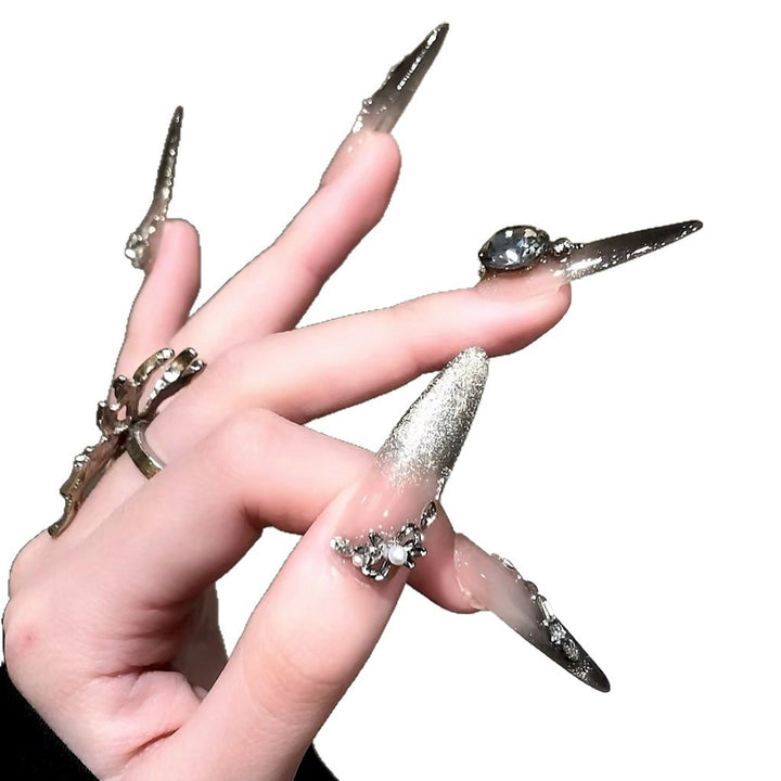 Glamourous Stiletto Nail Art Extensions