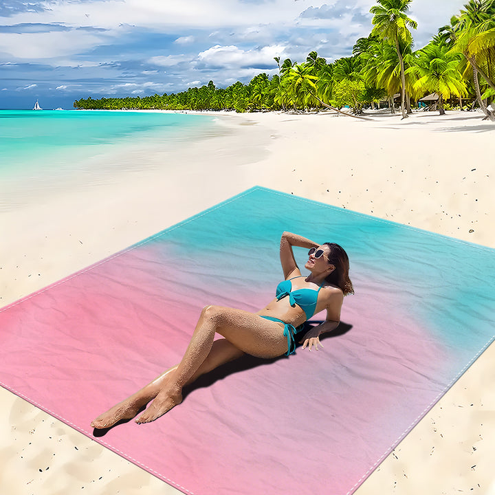 Mandala Design Beach Mat Kalsten