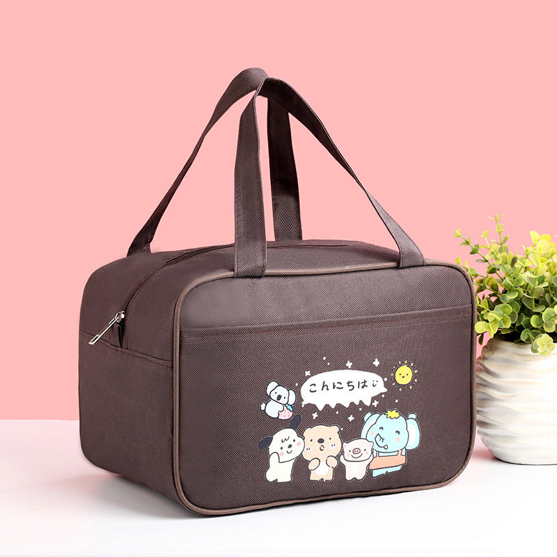 Cute Bear-Themed Insulated Lunch Carrier Kalsten