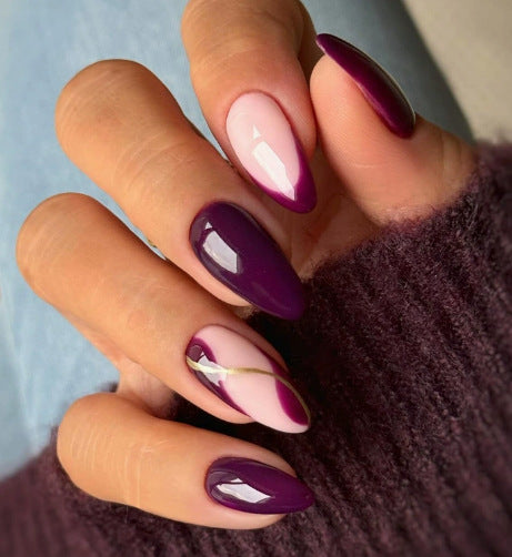 Elegant Gradient Nail Art Finger Design Kalsten