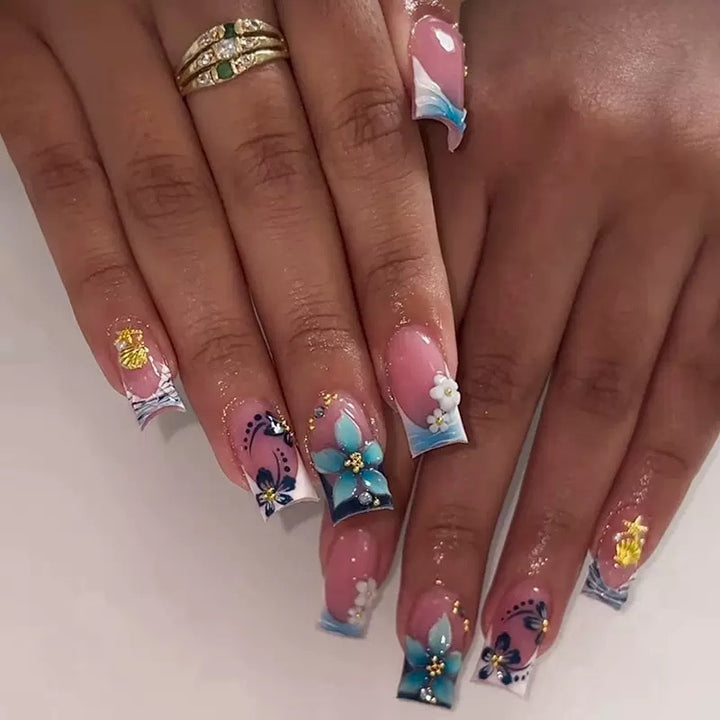 Floral 3D Decorative Nail Art Extensions Kalsten