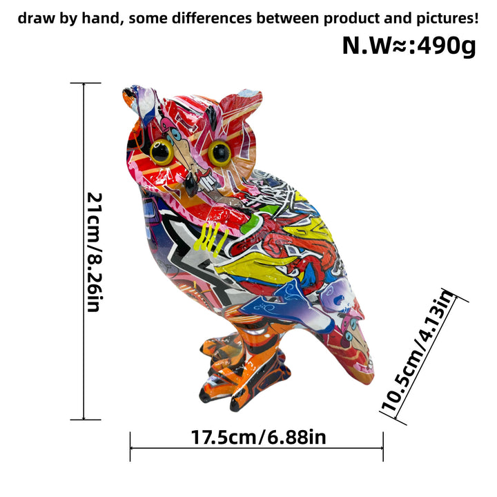 Artistic Owl Decorative Figure Kalsten