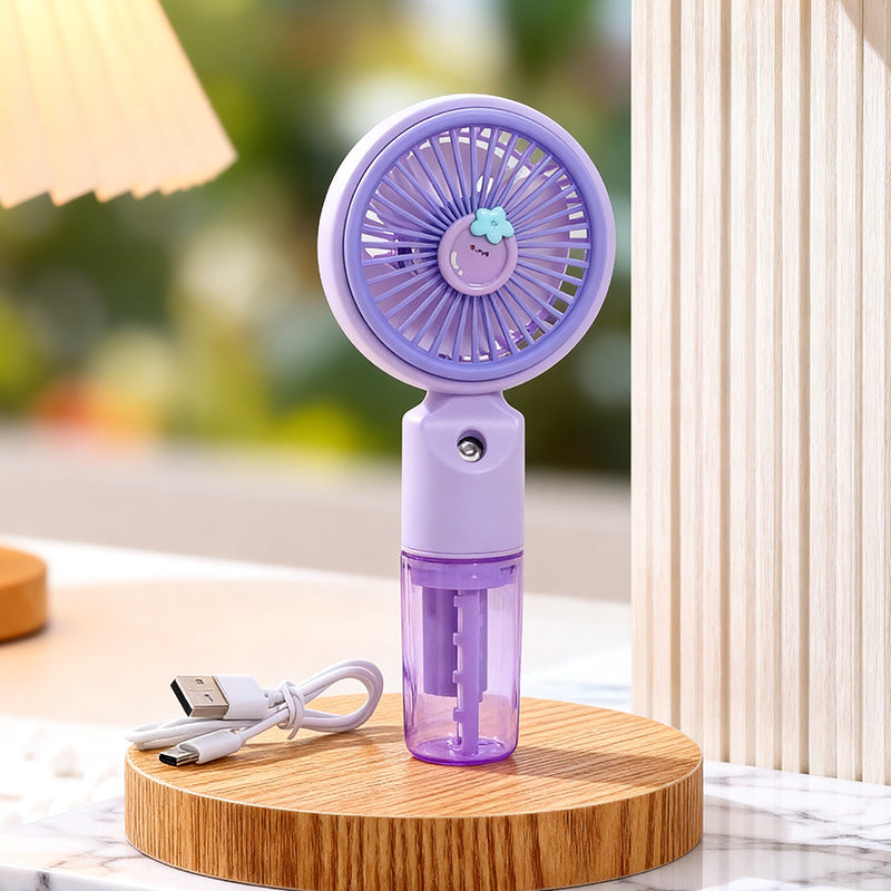 Women's portable USB fan with spray function Kalsten