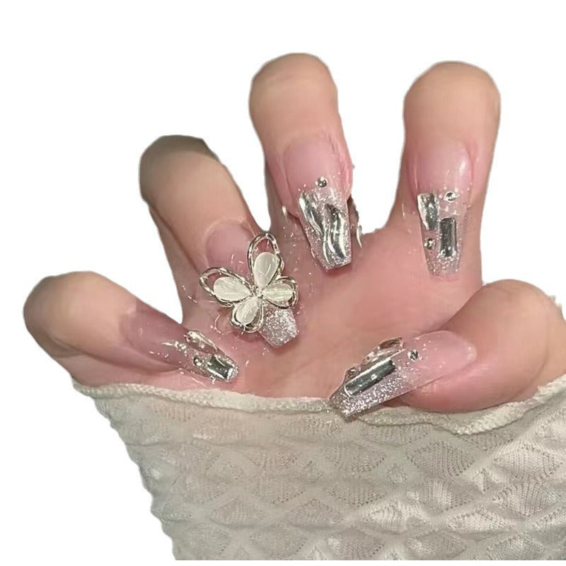 Decorative Butterfly Press-On Nails