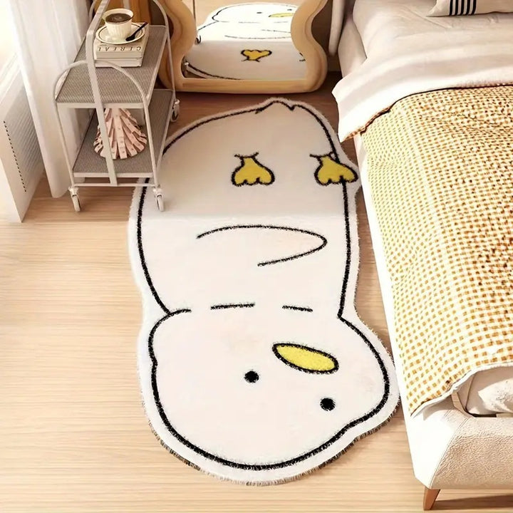 Playful Cartoon Cat Area Rug