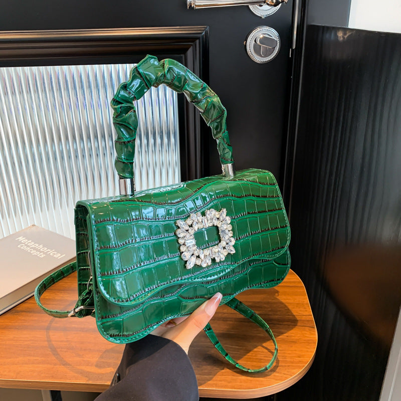 Glamorous Crocodile Texture Evening Handbag Kalsten