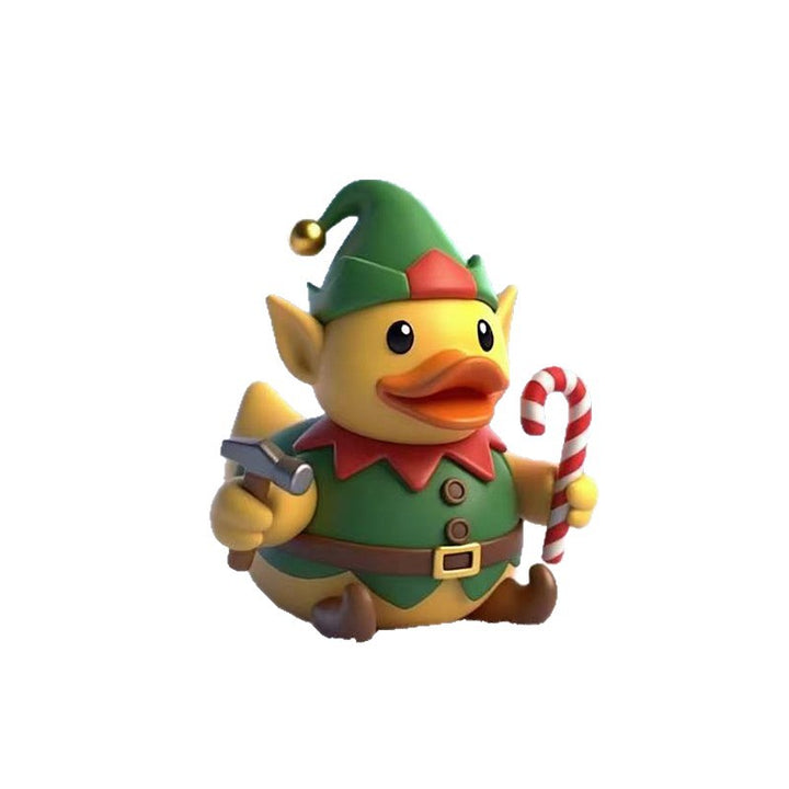 Funny rubber duck in craftsman's outfit Kalsten