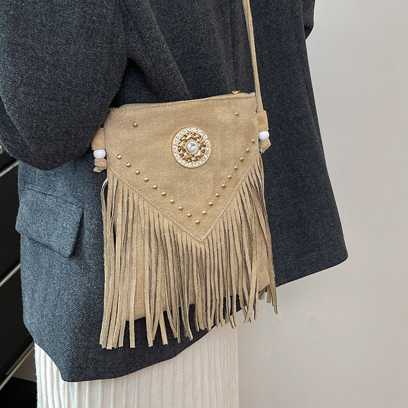 Bohemian Fringe Clutch Bag