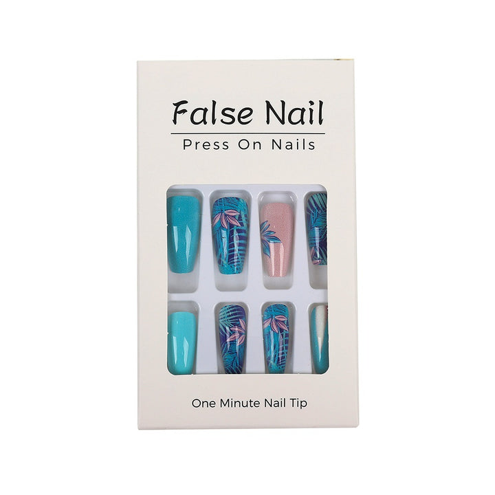 Artificial nails in exotic palm design Kalsten